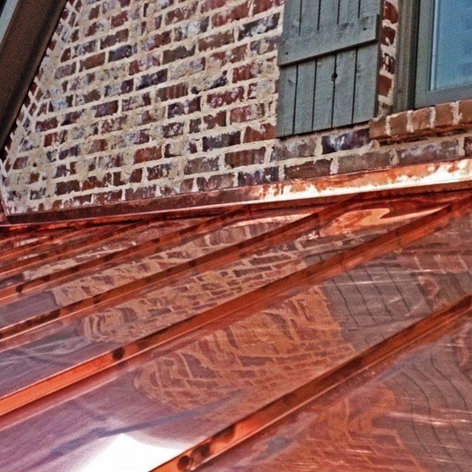 Copper Metal Roof